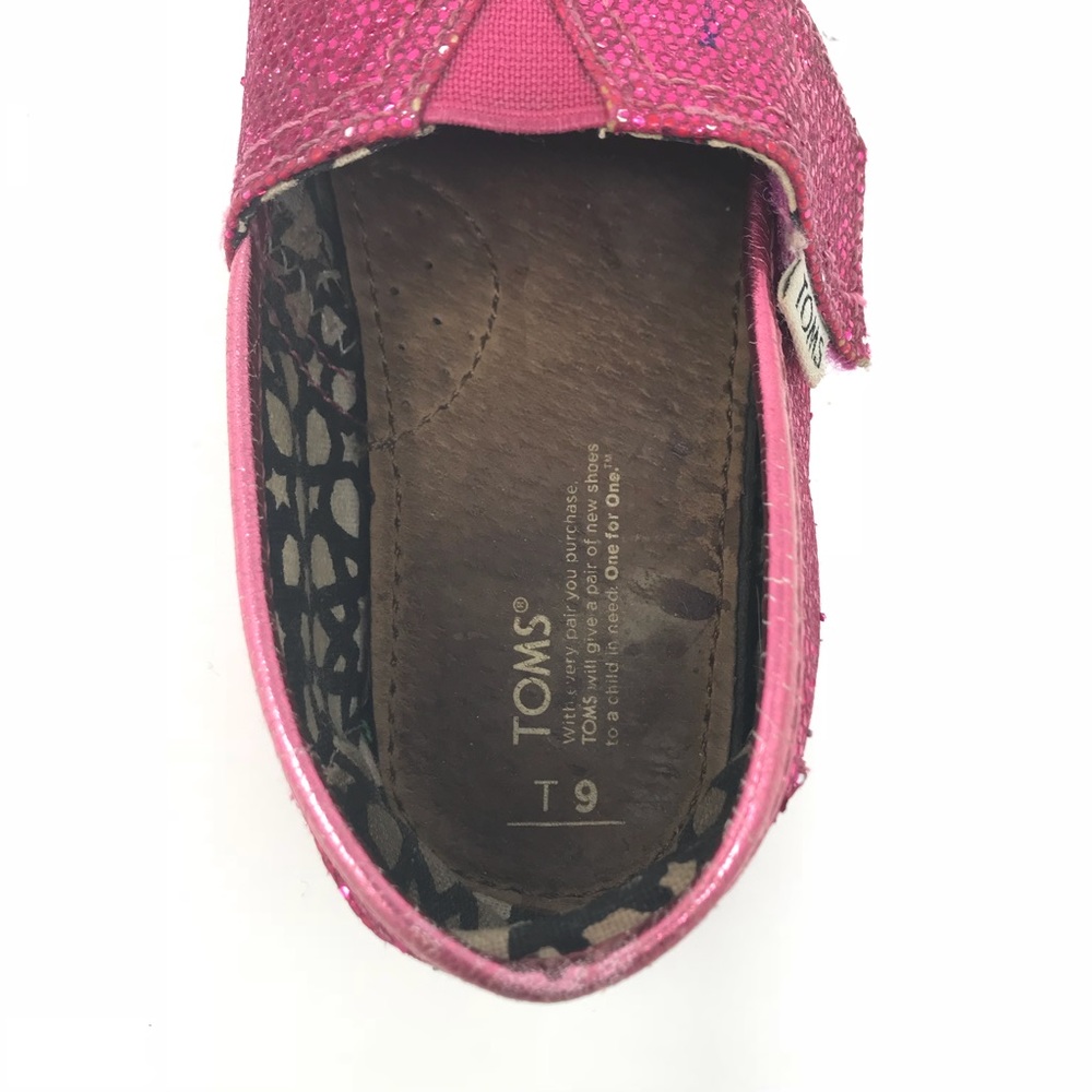 Toms pink sparkly shoes - Picture 5 of 5